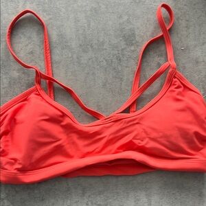 Forever 21 Vibrant Coral Strappy Bralette
